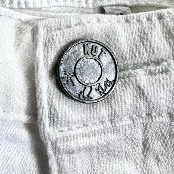 KUT From the Kloth Jeans Women’s Size 6 (Actual 32x28.5) White Katy Boyfriend - Picture 7 of 15